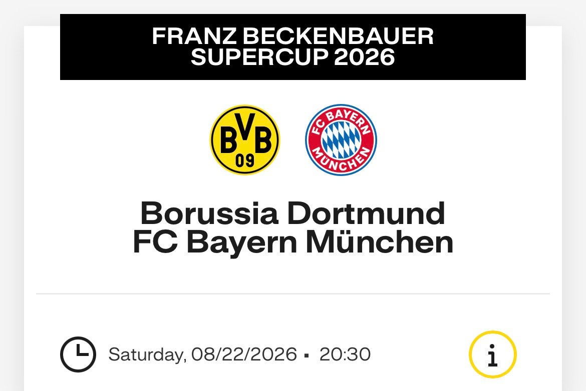 4 tickets dortmund bayern gelbe wand, Tickets en Kaartjes, Drie personen of meer