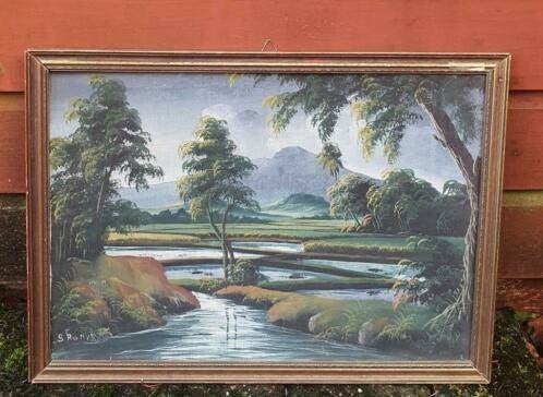 Indonesisch Schilderij S. Rony, Ophalen