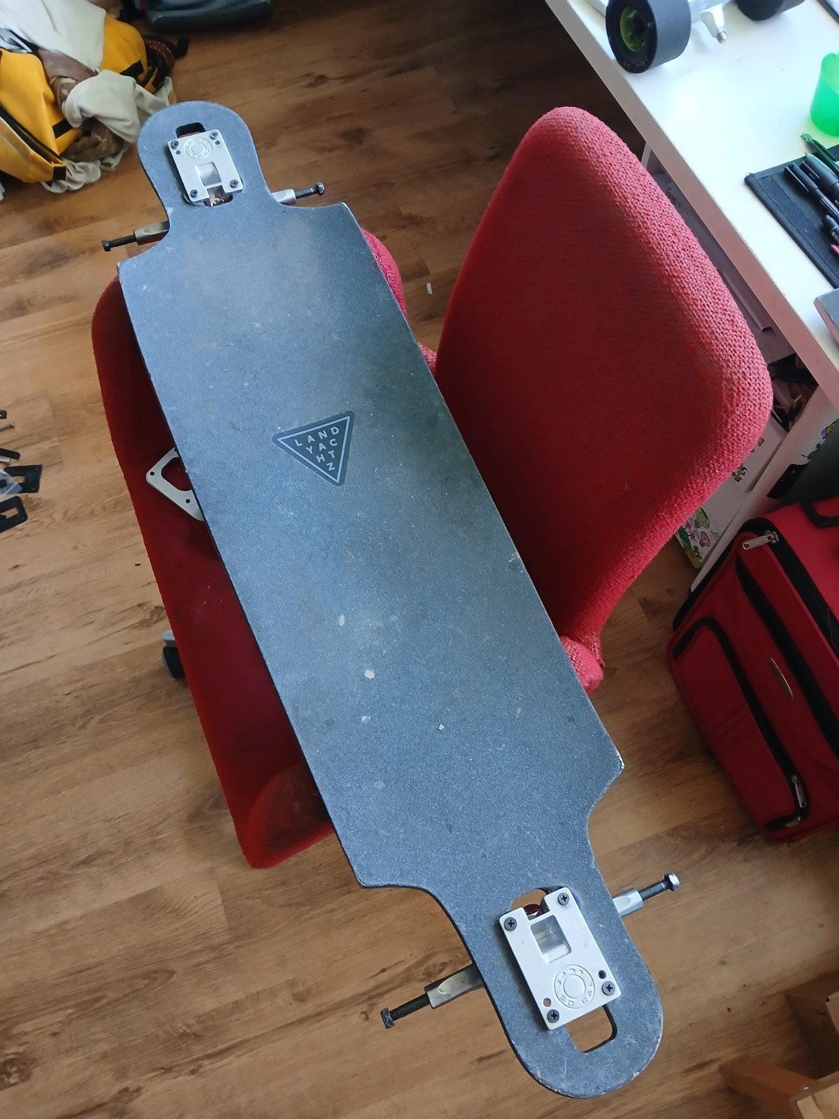 Landyachtz Dropcat 38 Deck - Longboard Deck, Ophalen of Verzenden, Gebruikt, Skateboard, Longboard