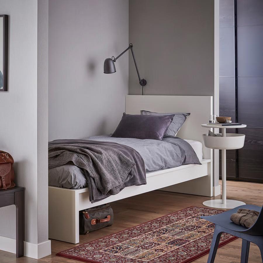 Ikea malm bed wit eenpersoons incl lattenbodem, Ophalen, Eenpersoons, Wit, 200 cm
