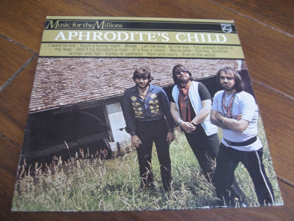 60s aphrodites child demis roussos vangelis sixties, Cd's en Dvd's, Vinyl | Pop, Ophalen of Verzenden, Zo goed als nieuw, 12 inch