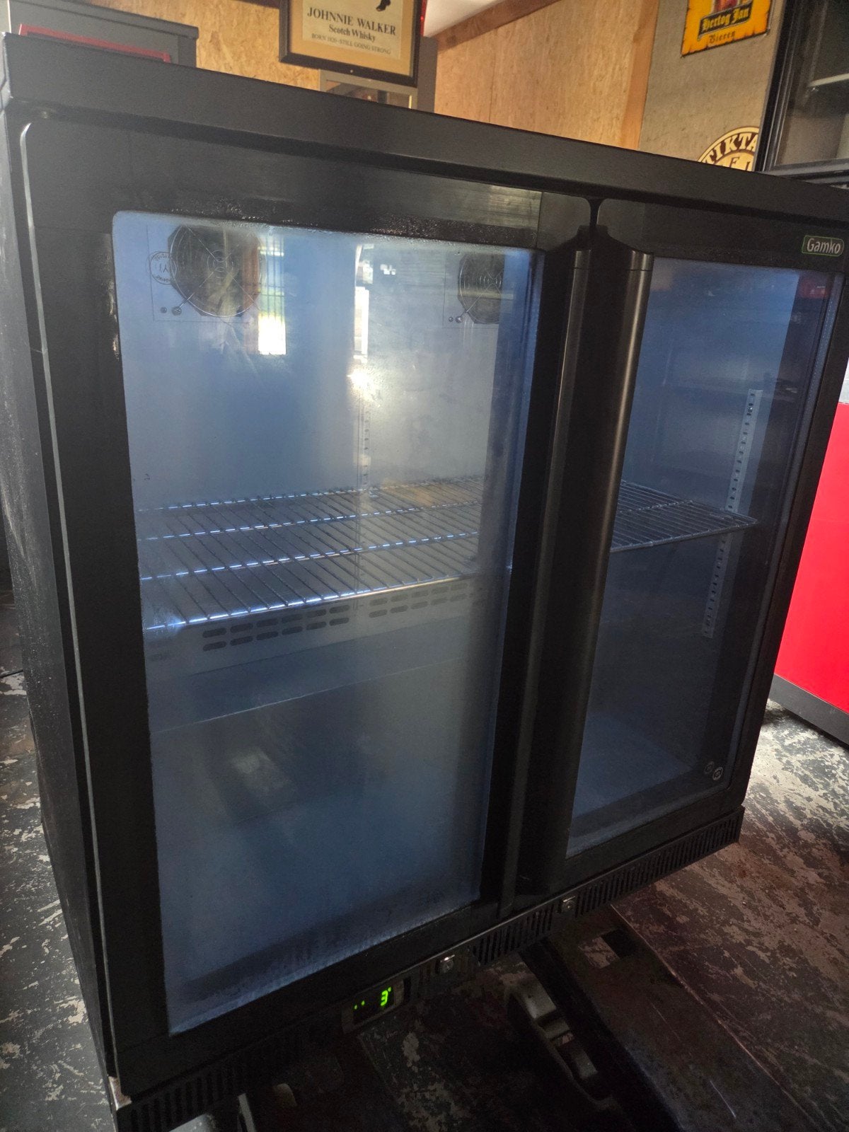 gamko barkoeling 2 deurs horeca mancave koelkast koeling, Zonder vriesvak, 200 liter of meer, 60 cm of meer, 160 cm of meer