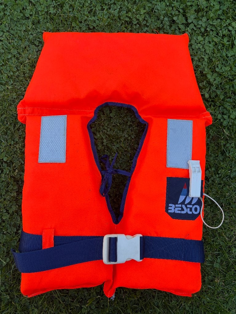 BESTO reddingsvest EN 395 - Kind - 50N - Junior - 30-40 kg, Watersport en Boten, Kind, Besto, Ophalen of Verzenden, Zo goed als nieuw