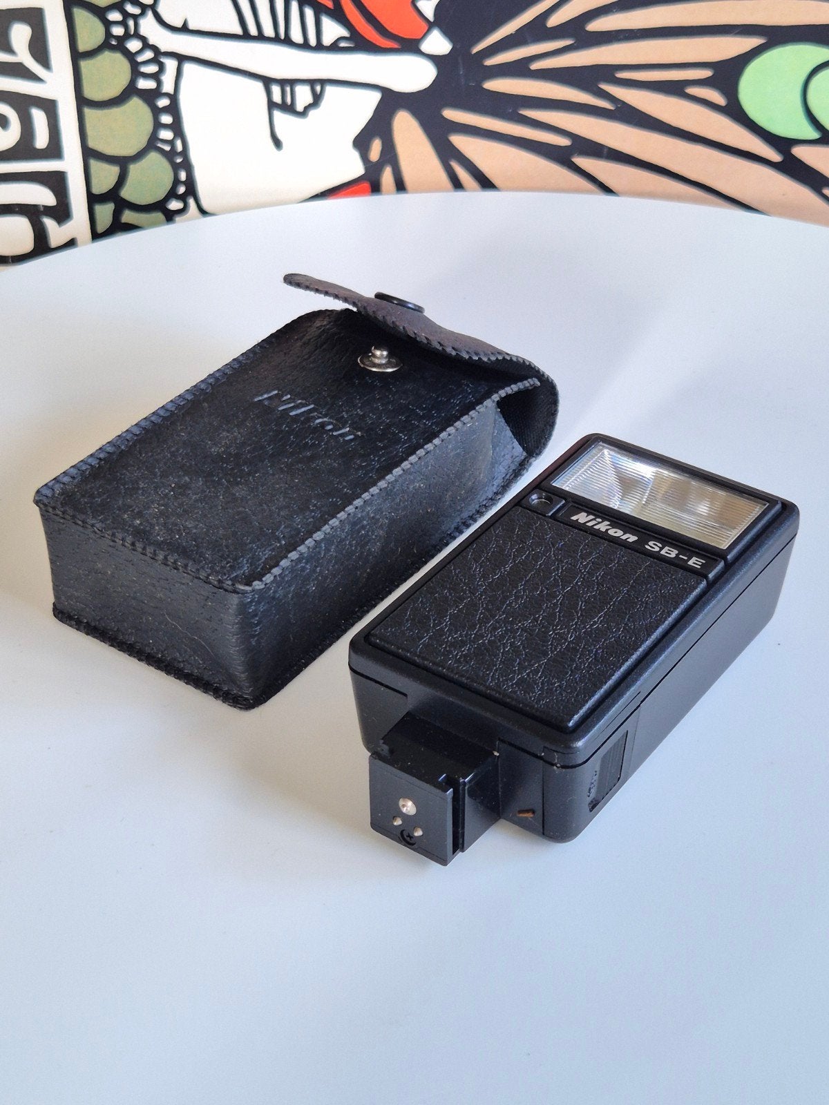 Nikon SB-E Speedlight Flitser met Origineel Tasje - Vintage, Nikon, Info@nikon.com, Gebruikt, Voor analoge fotografie