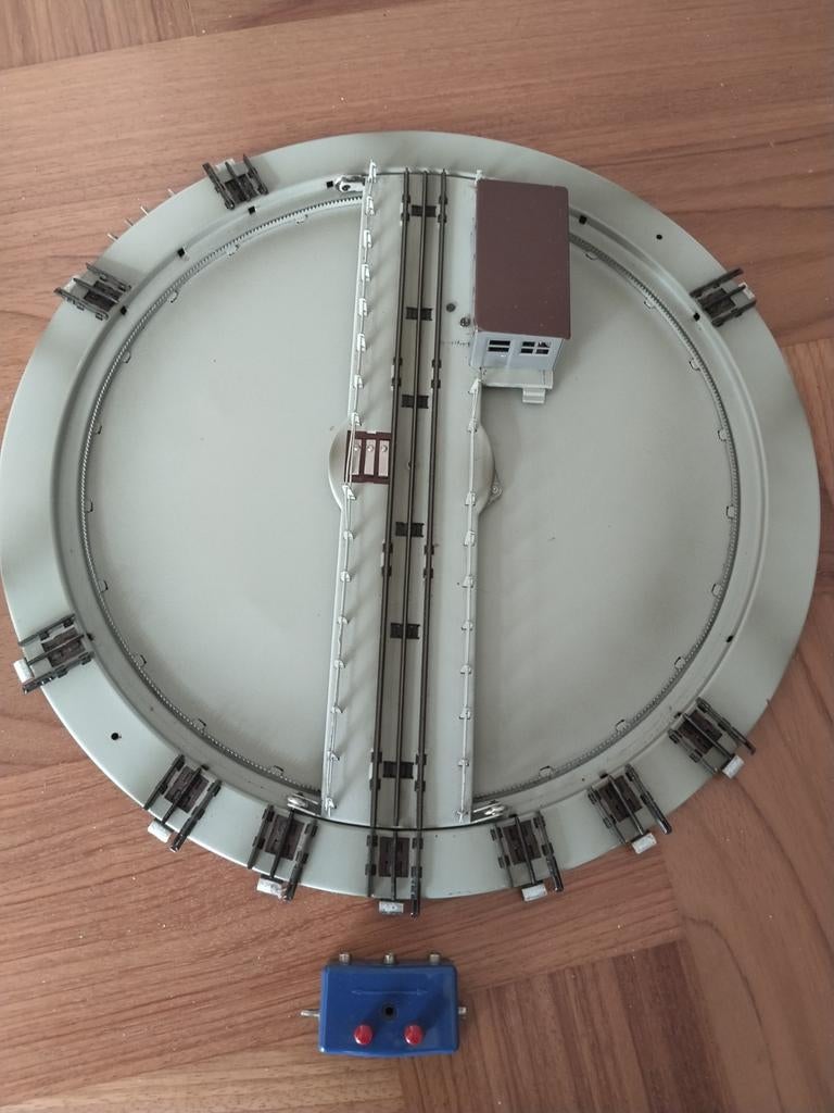 Märklin 7186 metalen draaischijf, getest en compleet, Wisselstroom, Gebruikt, Overige typen, Ophalen of Verzenden