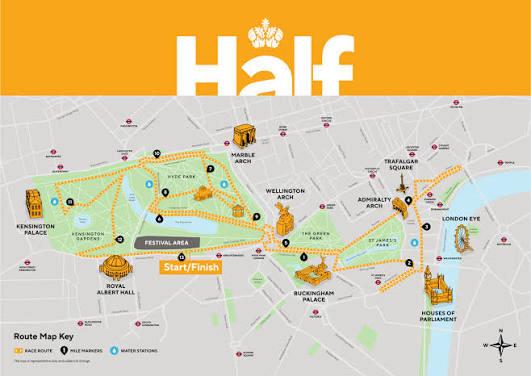 Gezocht startbewijs: Royal Parks Half Marathon, Sport en Fitness, Loopsport en Atletiek, Ophalen of Verzenden, Nieuw, Overige typen