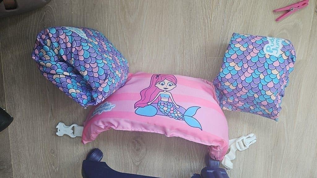 Zwembandjes; Sevylor Puddle Jumper Zeemeermin 15–30 kg roze, Meisje, One size, Decathlon, Ophalen of Verzenden