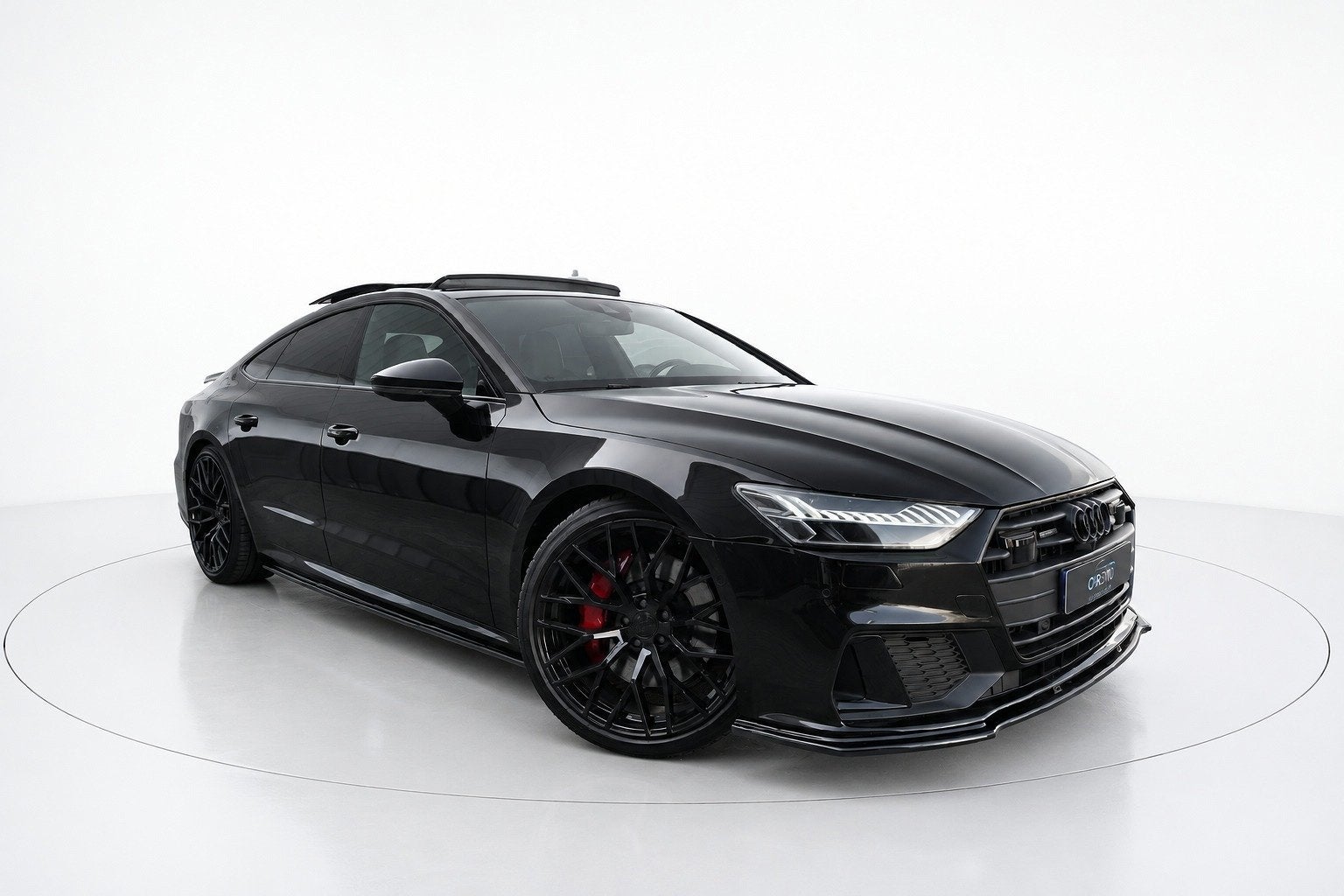 Audi A7 Sportback 55 TFSI e quattro 3x S LINE RS STOEL PANO, Auto's, Dealer onderhouden, Gebruikt, 4 cilinders, Zwart