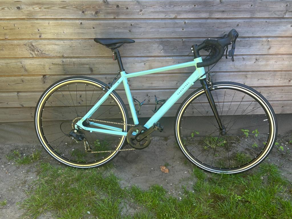 Wielrenfiets decathlon van rijsel mint, maat s, Aluminium, 49 tot 53 cm, Zo goed als nieuw, Dames