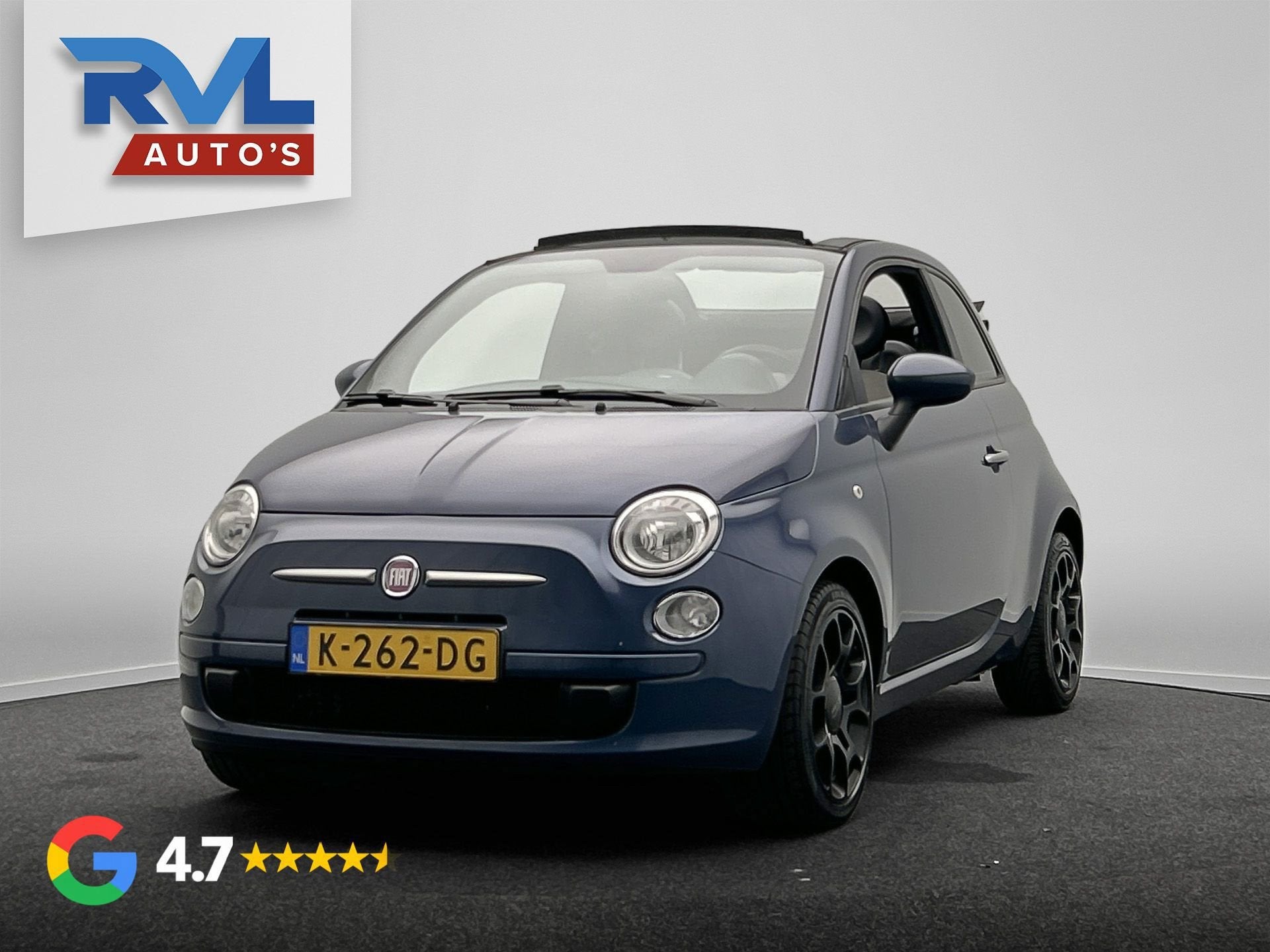 Fiat 500 C 0.9 TwinAir Lounge | Softtop| Airco | LMV | Elek., Euro 5, 86 pk, Gebruikt, Cabriolet