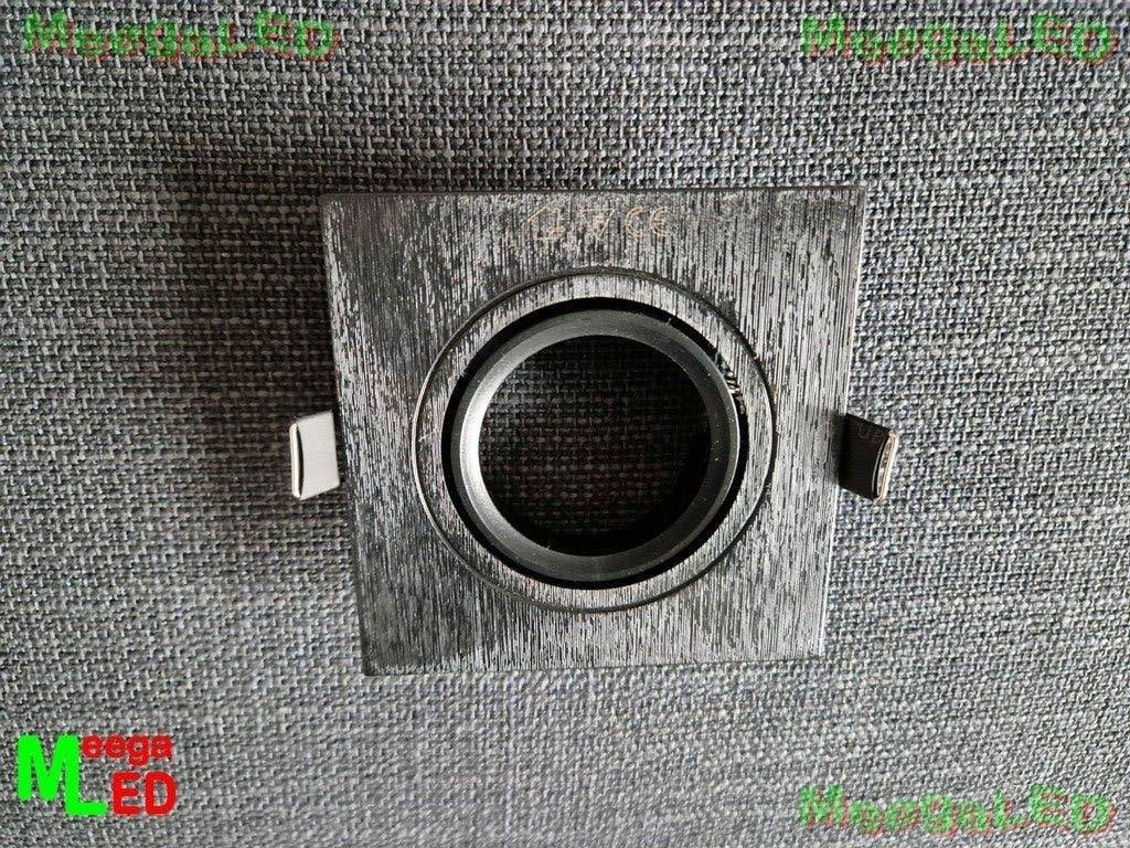 UITVERKOOP: LED inbouwspot zwart 6W WW - laatste 3 stuks, Huis en Inrichting, Lampen | Spots, Kunststof, Overige merken, Nieuw