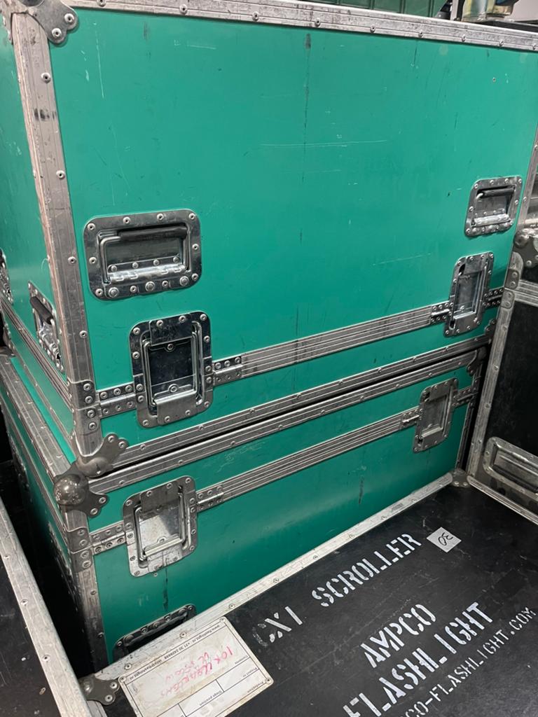 TECHNOCASE Kabelcase 95x56cm 53+8,5cm Hoog Klapdeksel Wielen, Ophalen, Gebruikt, Overige instrumenten, Flightcase