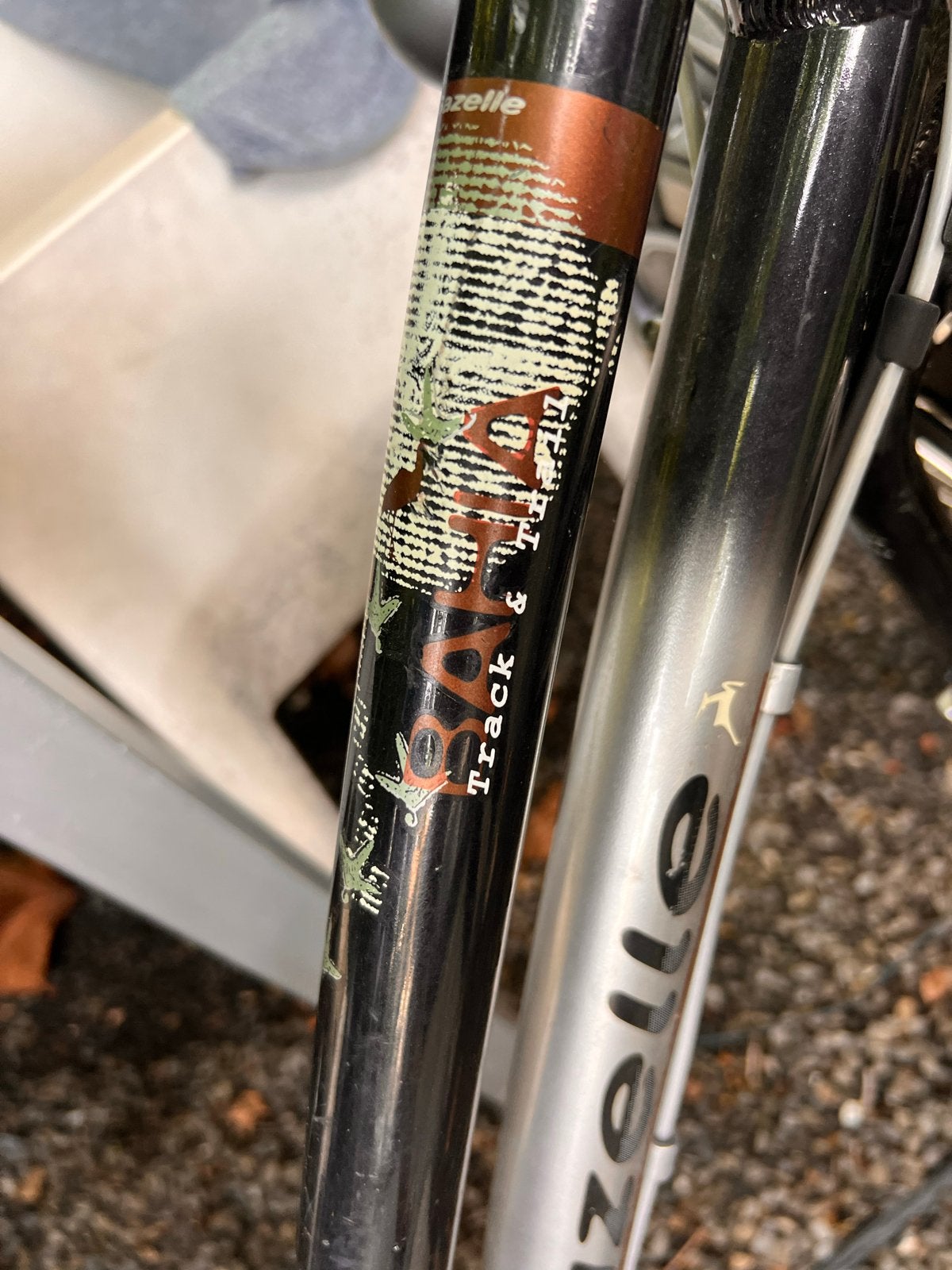 Gazelle fiets met Yepp kinderzitje, Ophalen, Velgrem, Versnellingen, Gazelle