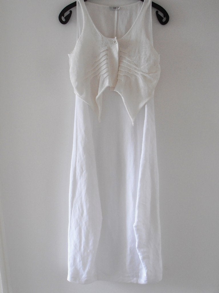 Nieuwe - Crea Concept - prachtige witte linnen jurk - 36, Verzenden, Wit, Nieuw, Crea Concept