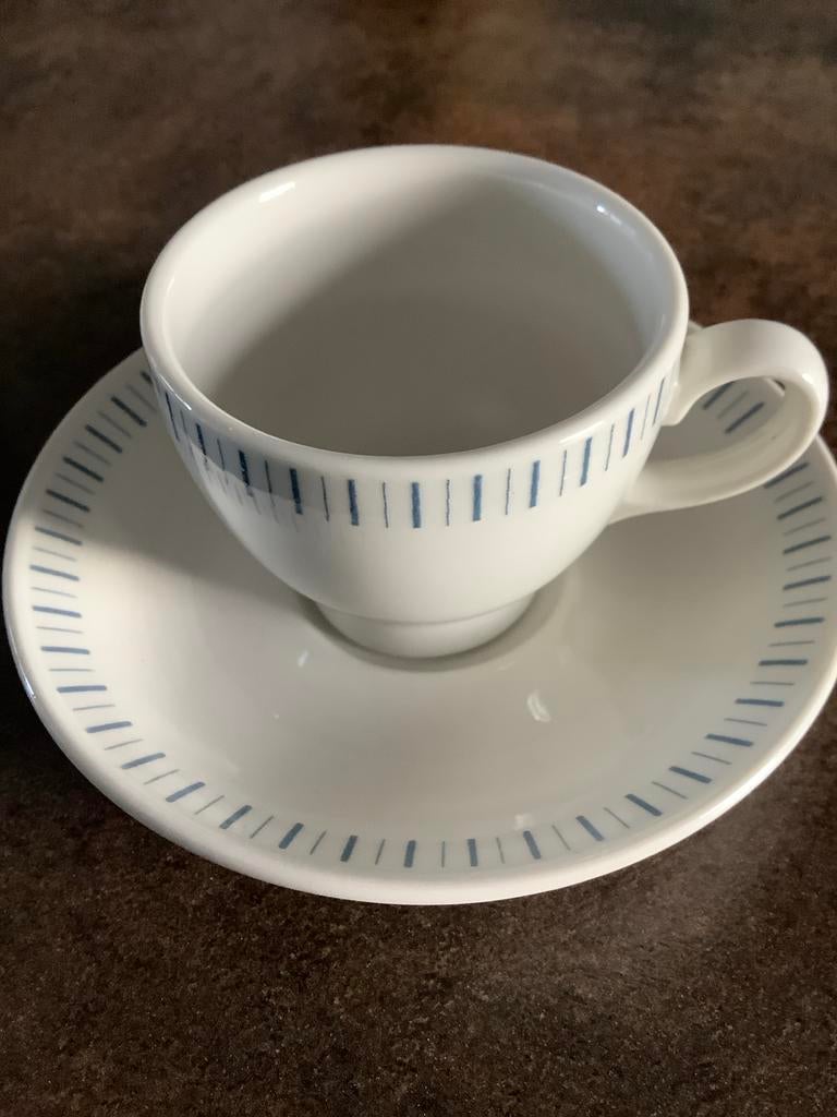 4 Espresso kop en schotels, melkkan Royal Sphinx Maastricht, Antiek en Kunst, Ophalen of Verzenden