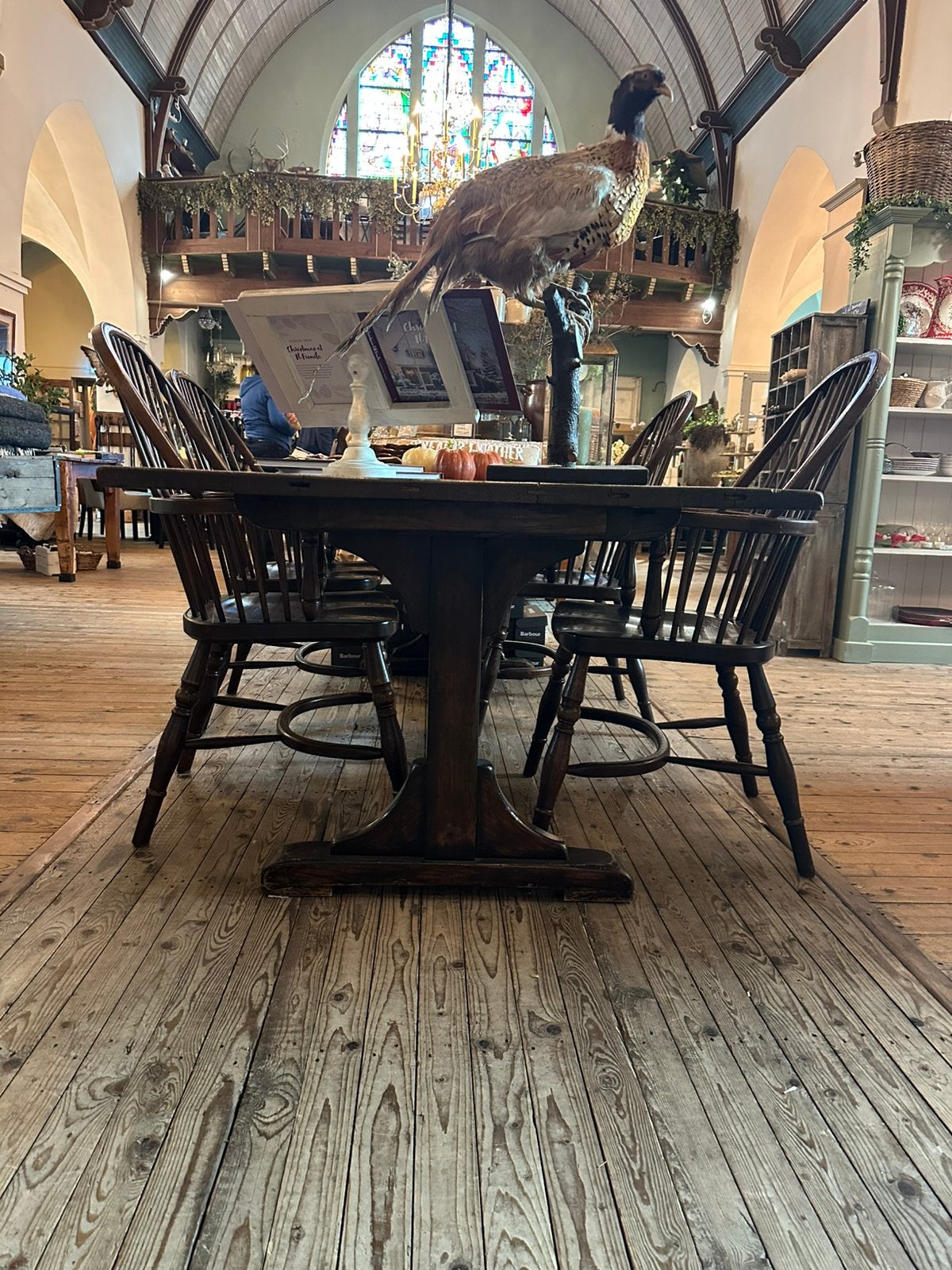 Antieke notaris tafel - Robuust en authentiek, Ophalen of Verzenden
