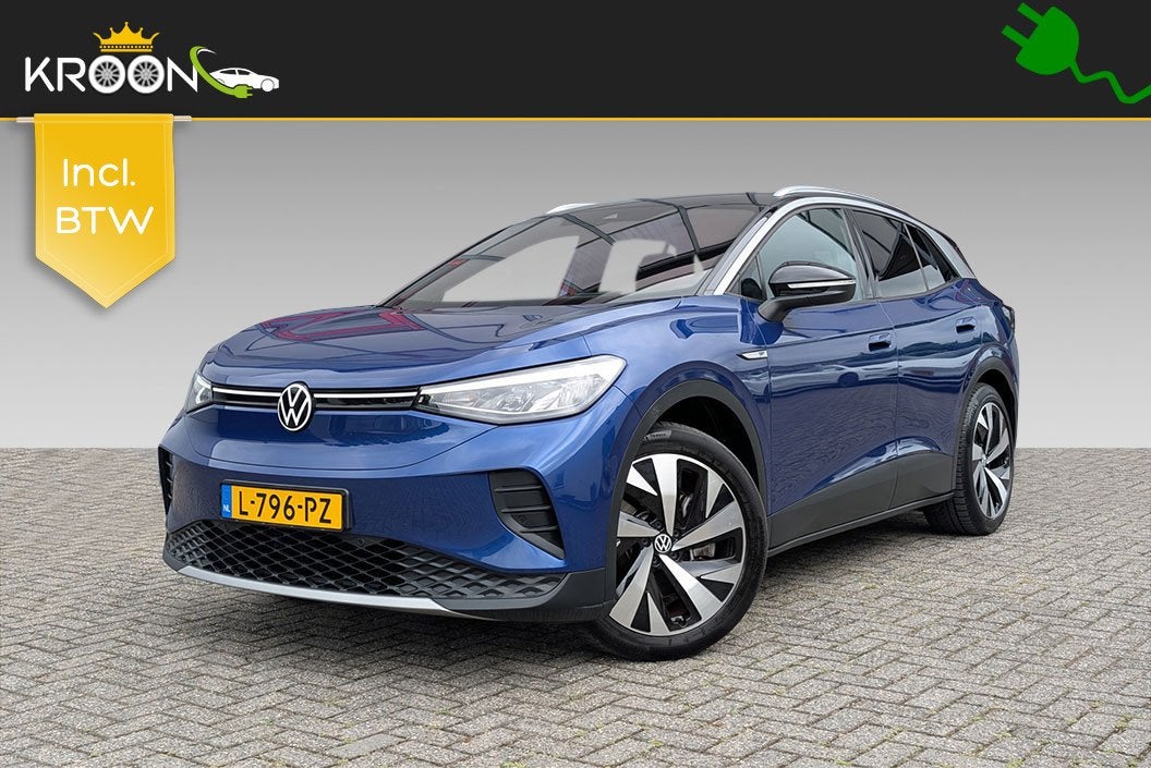 Volkswagen ID.4 First 77kWh SOH 87% Trekhaak Warmtepomp, Auto's, Volkswagen, Automaat, Dealer onderhouden, Gebruikt, Met garantie (alle)