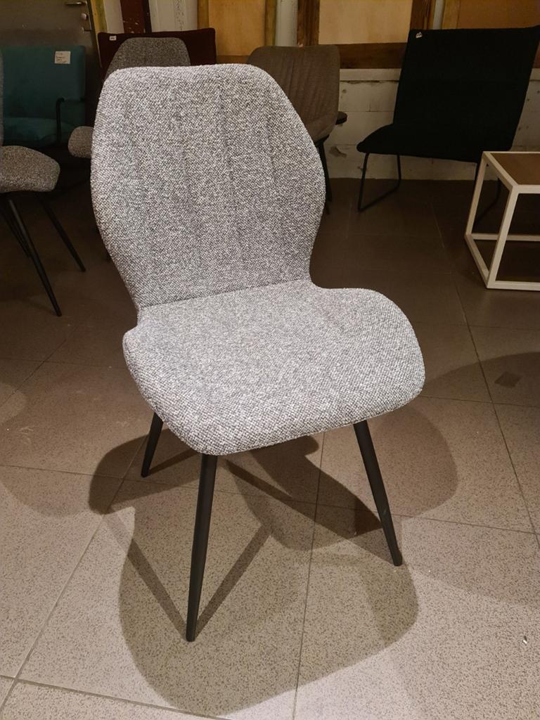 Nieuwe eetkamerstoel draaibaar grijs soft boucle €65p/st, Industrieel landelijk barok brocante koloniaal boheems vintage, ., Nieuw