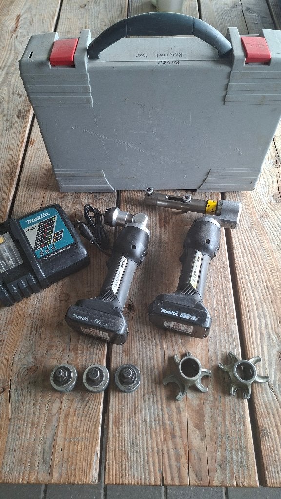 Rehau A-light2 Schuifhulstang + Xpand QC optromptang op Accu, ,, Ophalen of Verzenden, Zo goed als nieuw, ,