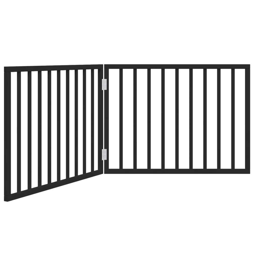 Hondenhek opvouwbaar zwart 2 panelen 160cm GRATIS VERZENDING, Overige typen, Overige merken, Verzenden, Nieuw