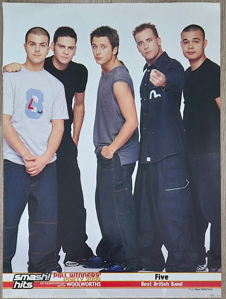 2 Mooie posters 5IVE (SCOTT) (HITKRANT) +AGENDAPOSTER, Rechthoekig Staand, A4 of kleiner, Ophalen of Verzenden, Zo goed als nieuw