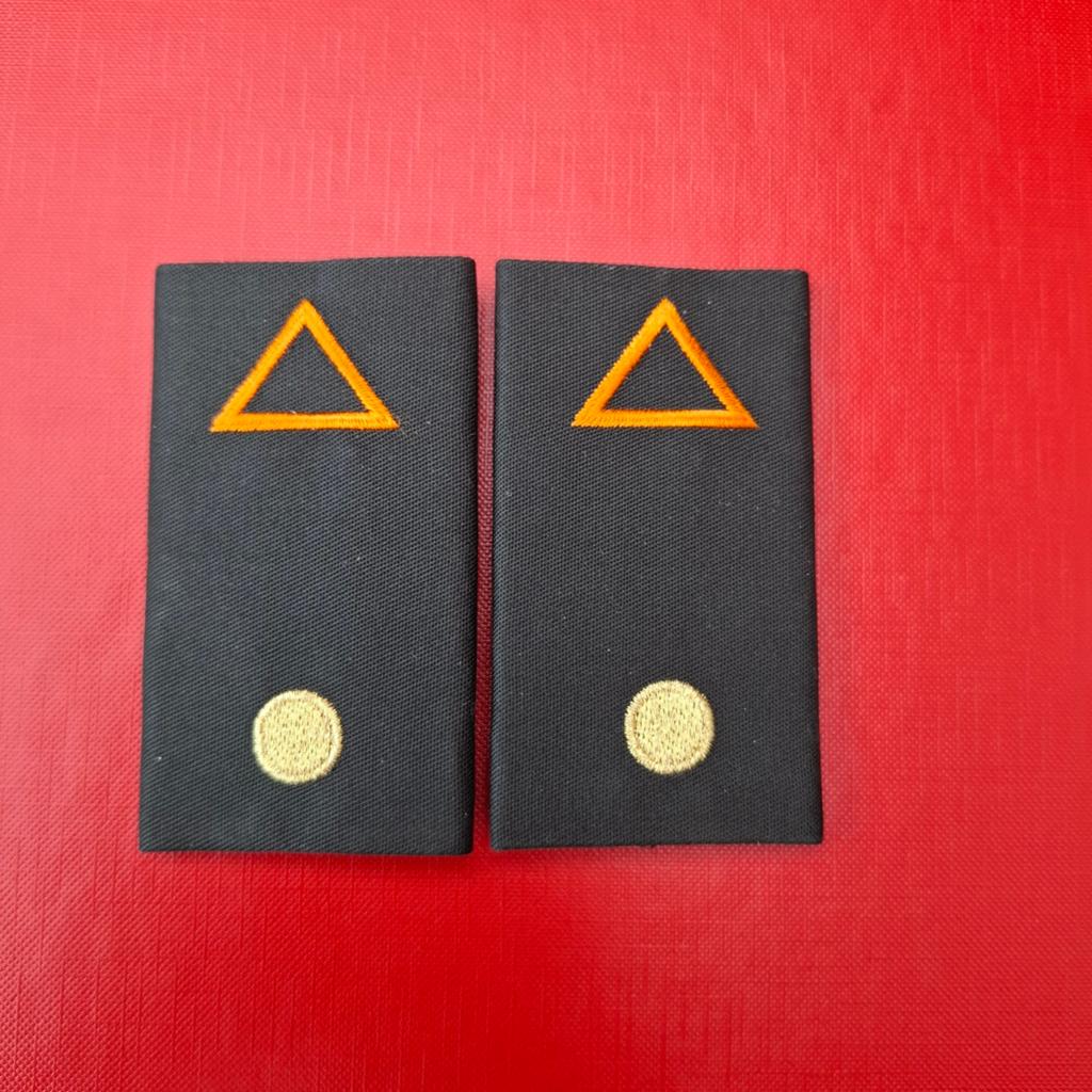 Set vaandrig opleiding officieren defensity college, Ophalen of Verzenden, Landmacht, Nederland, Embleem of Badge