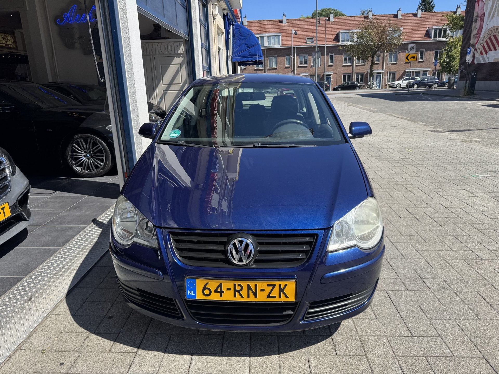 Volkswagen Polo 1.4-16V Turijn AUTOMAAT/AIRCO (bj 2005), Auto's, Elektrische ramen, 4 cilinders, Blauw, Origineel Nederlands