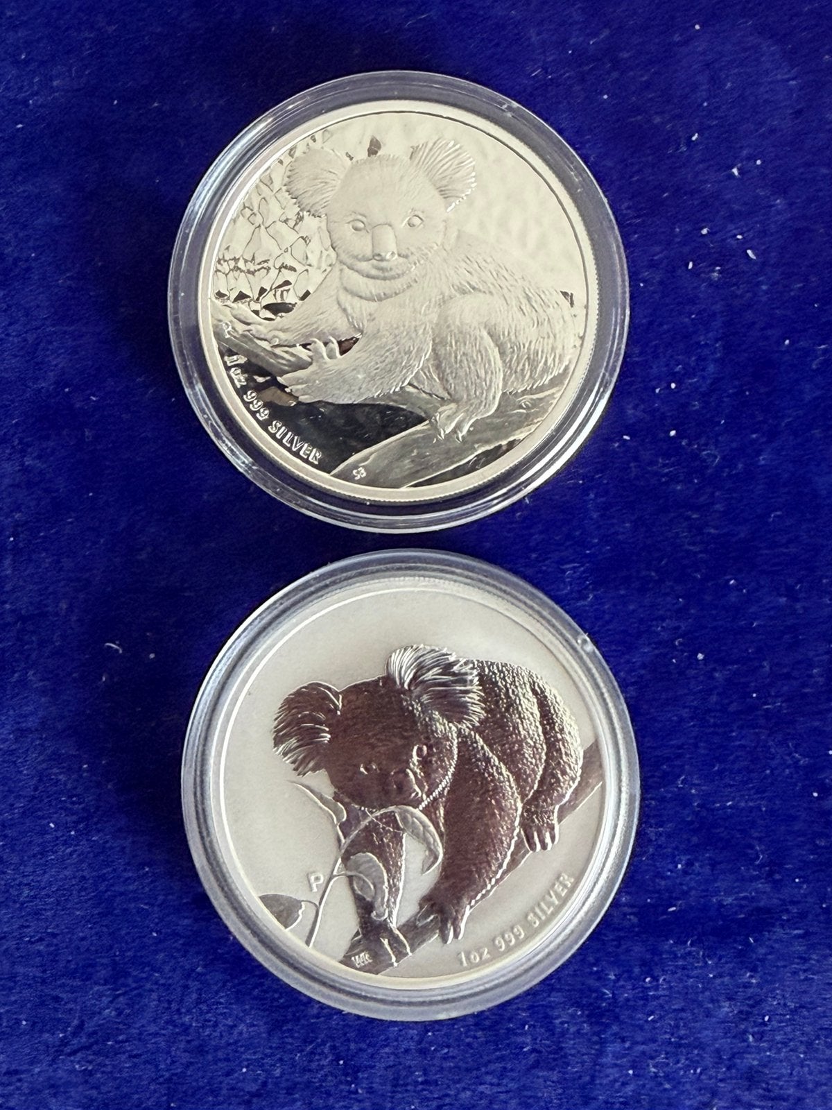 2 mooie koala s 2009 en 2010 a 1 oz zilver, Postzegels en Munten, Ophalen of Verzenden, Zilver