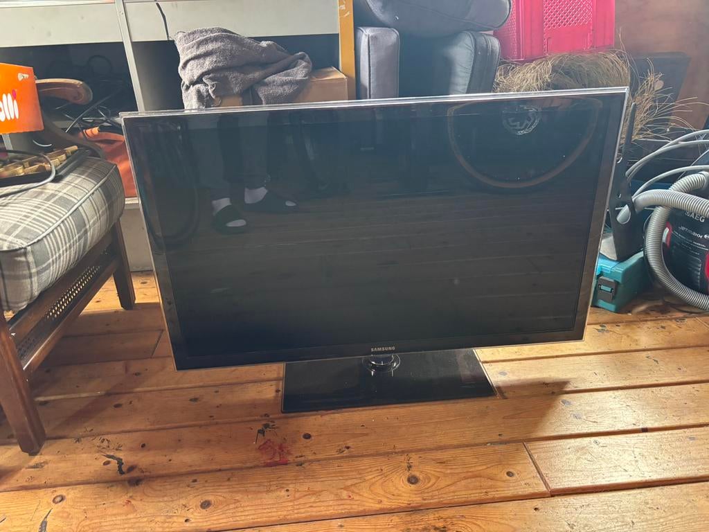 Samsung tv, Ophalen, Zo goed als nieuw, Vrijstaande haard, Elektrische haard