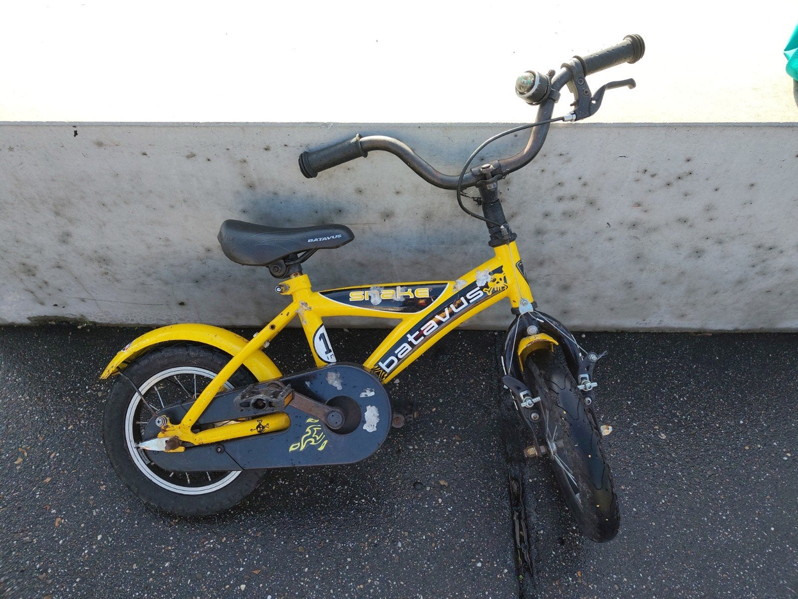 Batavus Snake 12 inch kinderfiets - Gebruikt, Fietsen en Brommers, Ophalen, Terugtraprem, Gebruikt, Batavus