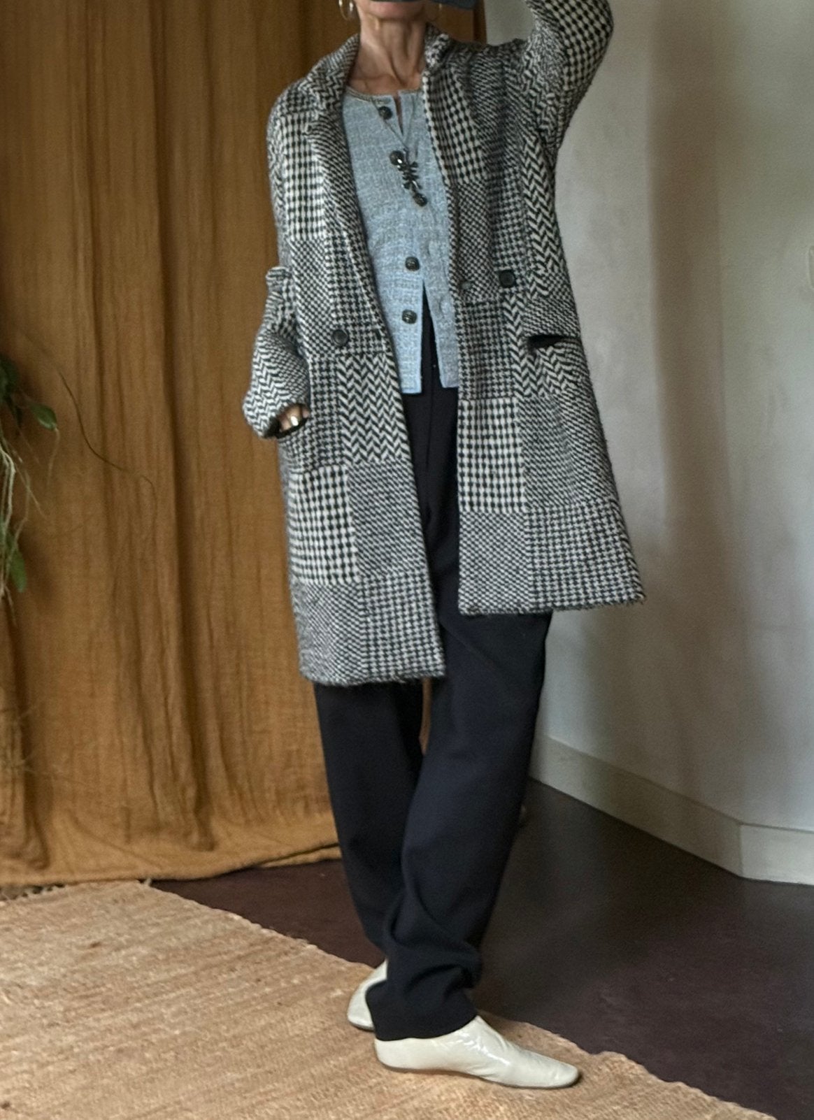Anne Claire Pauw manteljas wol vib m stijlvol cosy, Ophalen of Verzenden, Zo goed als nieuw, Maat 38/40 (M)