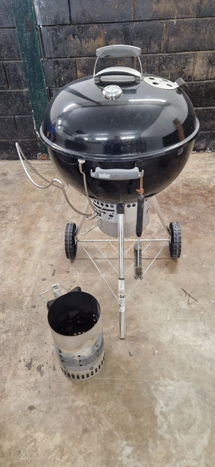 Weber Master-Touch GBS E-5750 Houtskoolbarbecue, Ophalen, Gebruikt, Weber