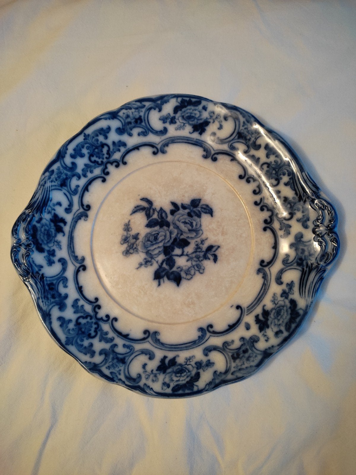 antiek Wedgwood Pearl Camelia bord, Ophalen of Verzenden