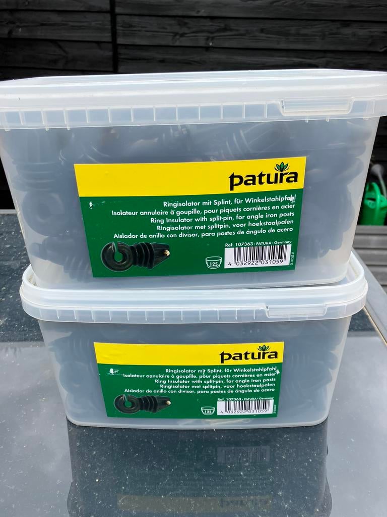 Patura ringisolatoren met splitpin, Patura, @, Nl, Weidegang