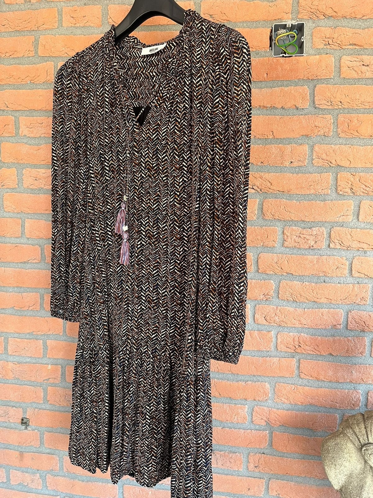 Jurk merk Molin, Overige kleuren, Ophalen of Verzenden, Zo goed als nieuw, Maat 36 (S)