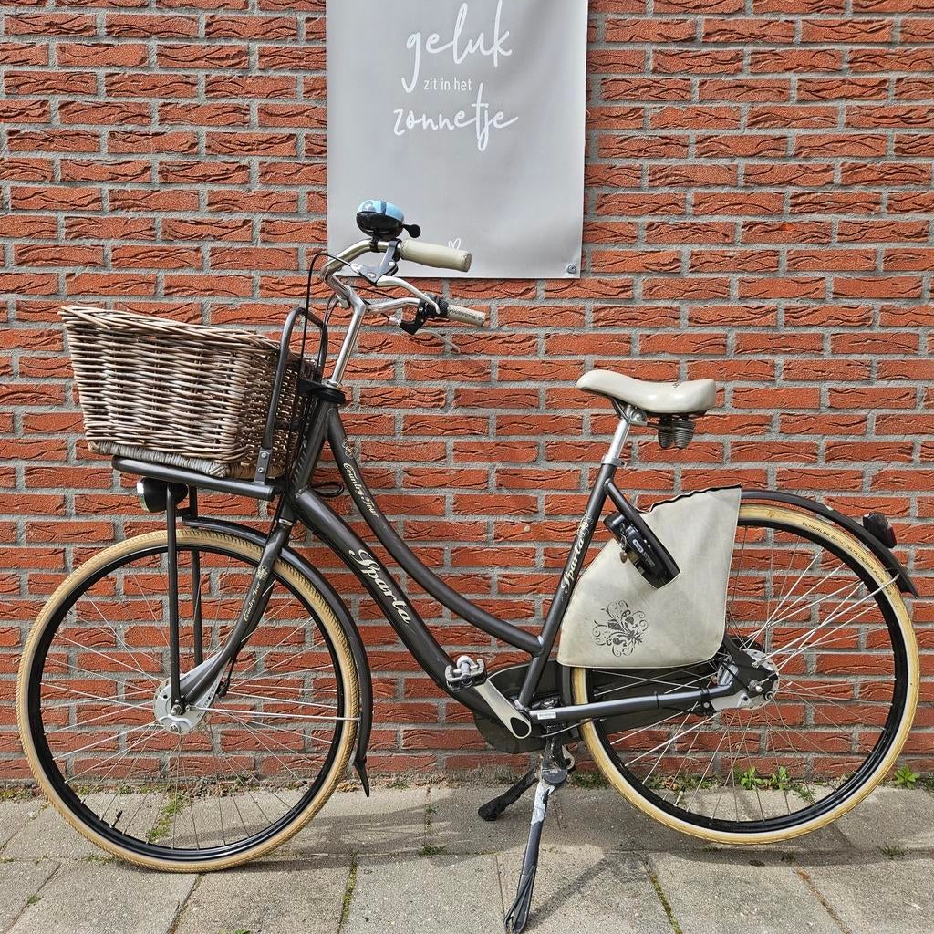 Sparta Country Tour dames/oma fiets met mand. Grijs/creme, Ophalen of Verzenden, Sparta, Versnellingen