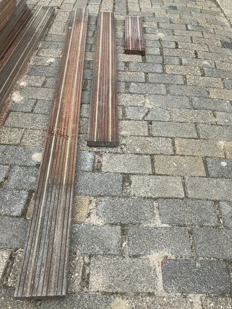 Azobe tuinplanken, Tuin en Terras, Ophalen, Planken, Nieuw, Hardhout