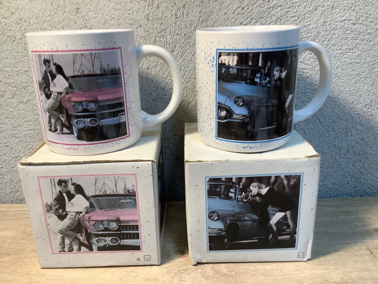 Harry James design mokken Amerikaanse auto Cadillac Buick, Ophalen of Verzenden, Zo goed als nieuw, Overige stijlen, Kop(pen) en/of Schotel(s)