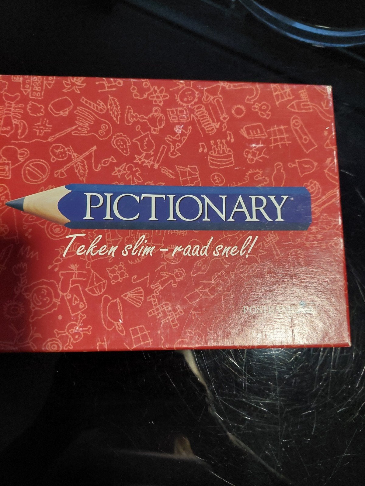 Pictionary: Teken slim - raad snel! Bordspel, Drie of vier spelers, Ophalen of Verzenden, Gebruikt, Mattel