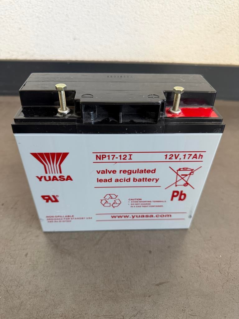 Yuasa accu 12V 17Ah Accu zitmaaier scooter etc, Tuin en Terras, Zitmaaiers, Ophalen of Verzenden, Gebruikt