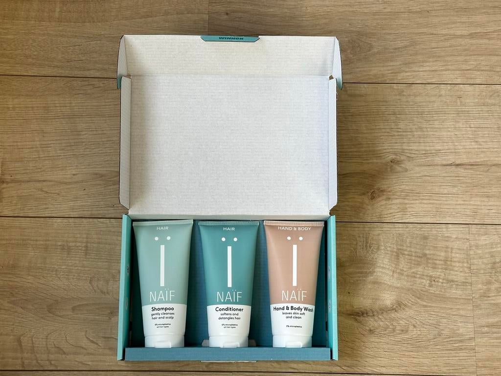 NAÏF Cadeauset: 3 x 200 ml, Ophalen of Verzenden, Nieuw, Bad & Douche