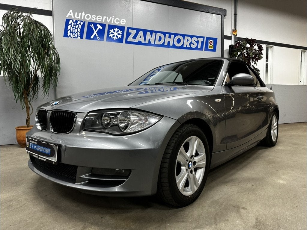 BMW 1-serie - 118i Autom // Cruise // Ecc // Half Leer // Sp, Cabriolet, 4 stoelen, Euro 4, Parkeersensor