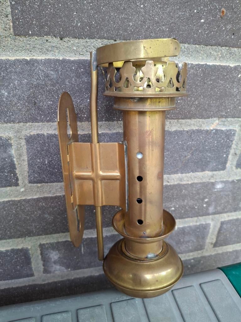 Koperen lampje, Antiek en Kunst, Ophalen