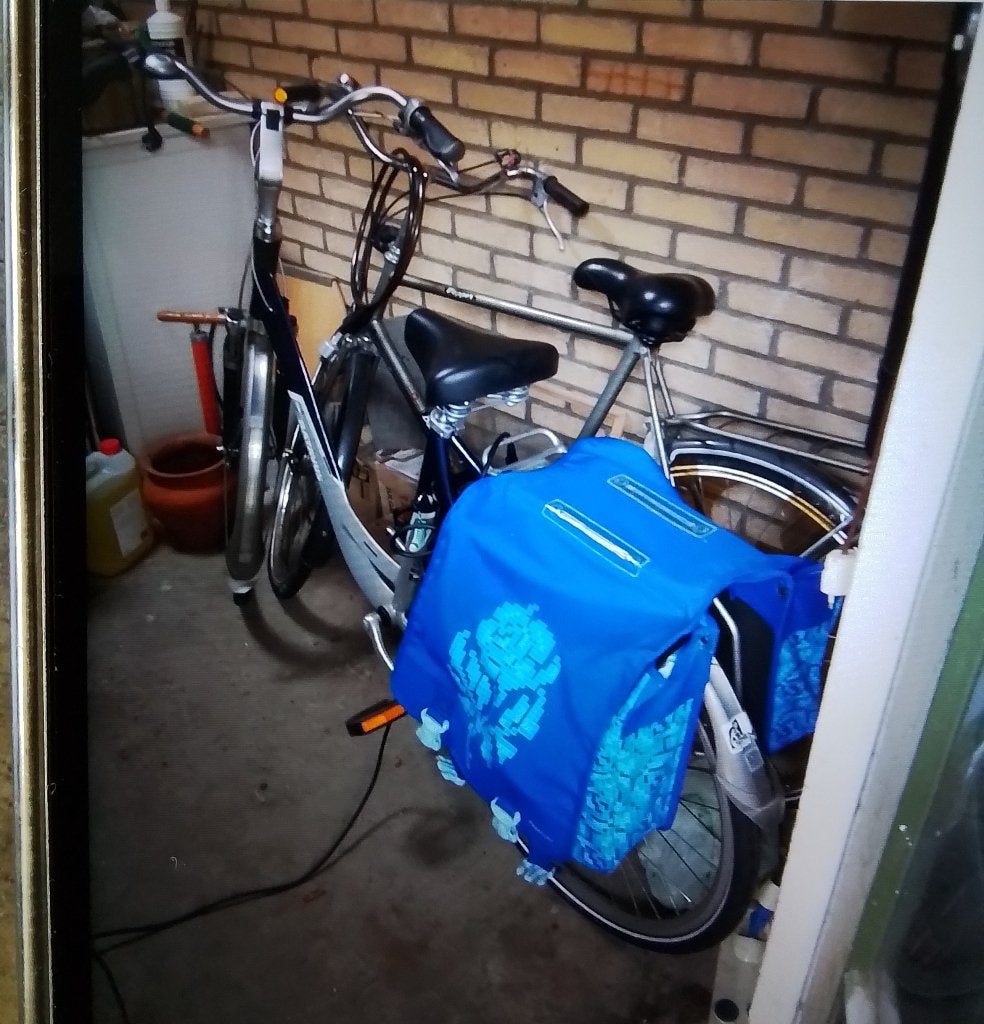 Dames en heren fiets, Fietsen en Brommers, Ophalen, Gebruikt, Batavus