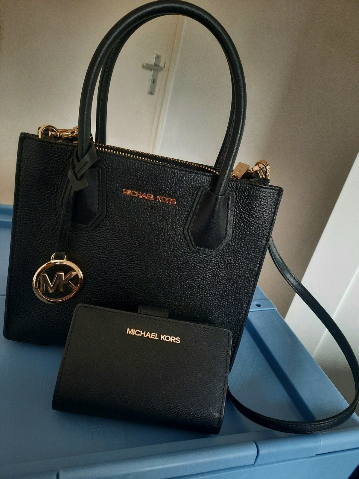 Mk dames tas originele, Ophalen of Verzenden, Zo goed als nieuw, Zwart, Handtas