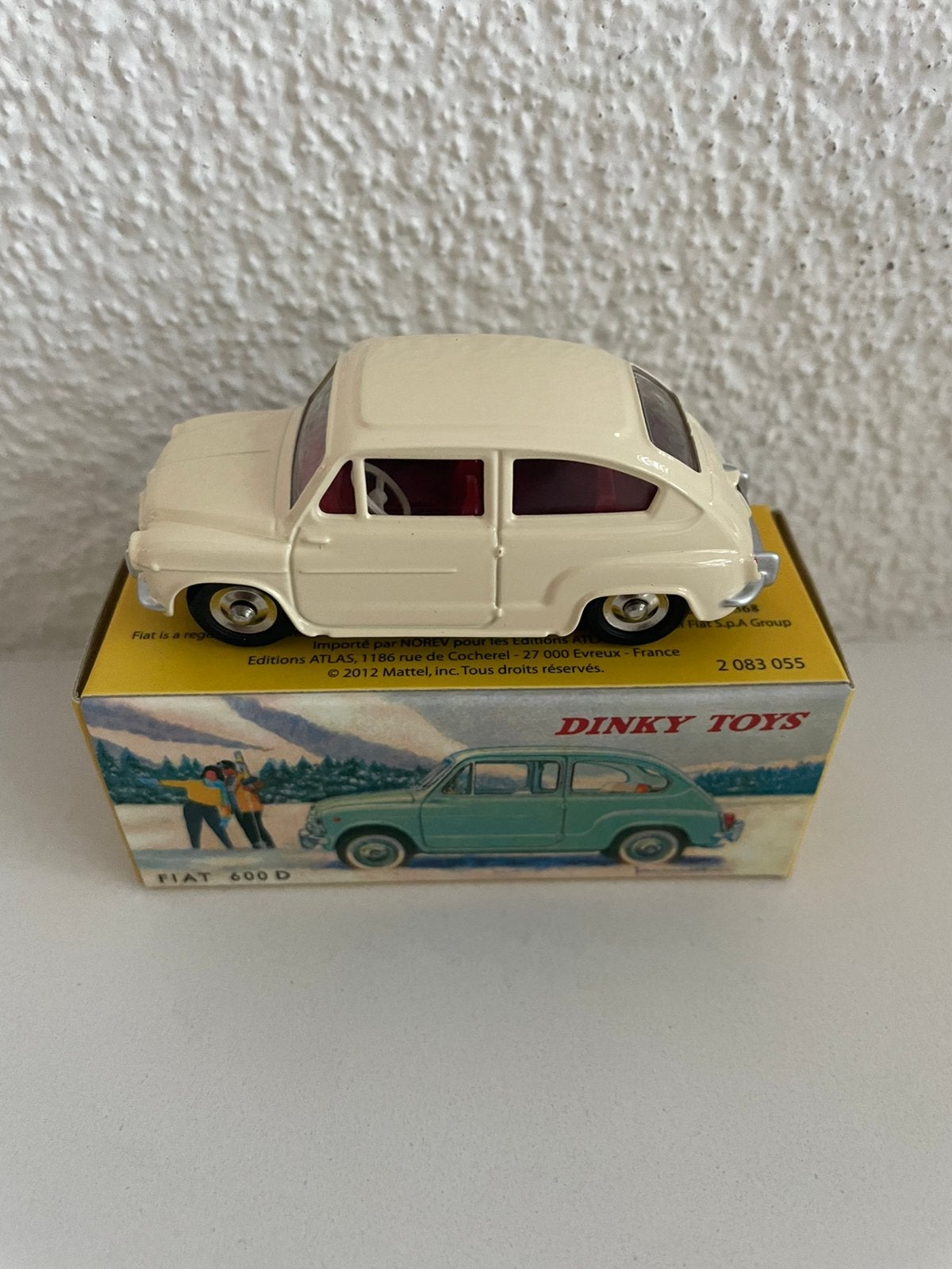 Dinky Toys 1:43 Fiat 600d 520 (Atlas), Ophalen of Verzenden, Nieuw, Auto, Dinky Toys