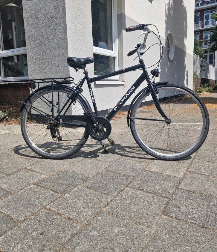 Pelikaan City Six Herenfiets - Nieuwe ketting, 6 versn., Fietsen en Brommers, Fietsen | Heren | Herenfietsen, Ophalen, Gebruikt