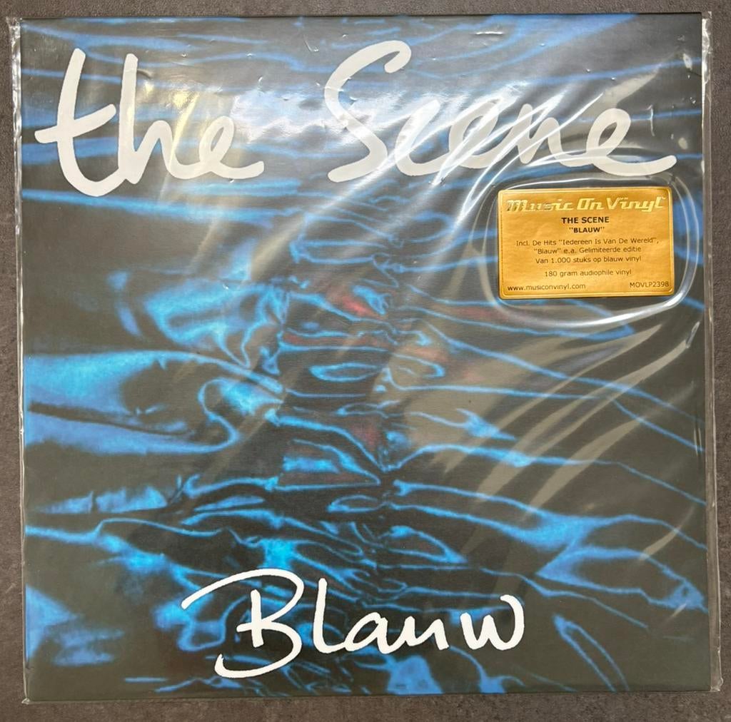 The Scene - Blauw LP gelimiteerde versie, Cd's en Dvd's, Vinyl | Nederlandstalig, Gebruikt, Colored vinyl, Ophalen of Verzenden