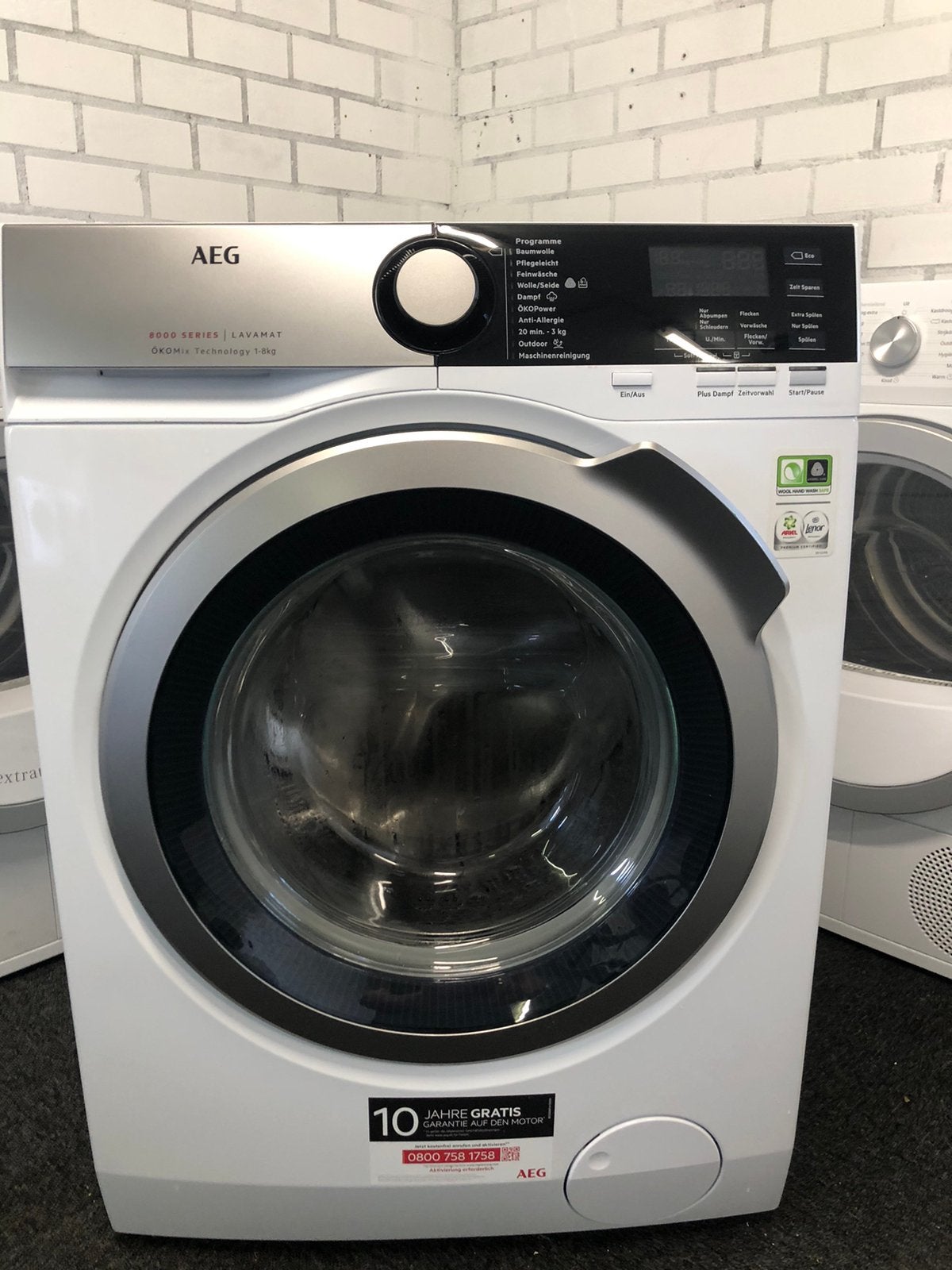 AEG Lavamat 8000 series 8kg A+++ WASMACHINE met garantie, Ophalen, Minder dan 85 cm, 8 tot 10 kg, Kort programma