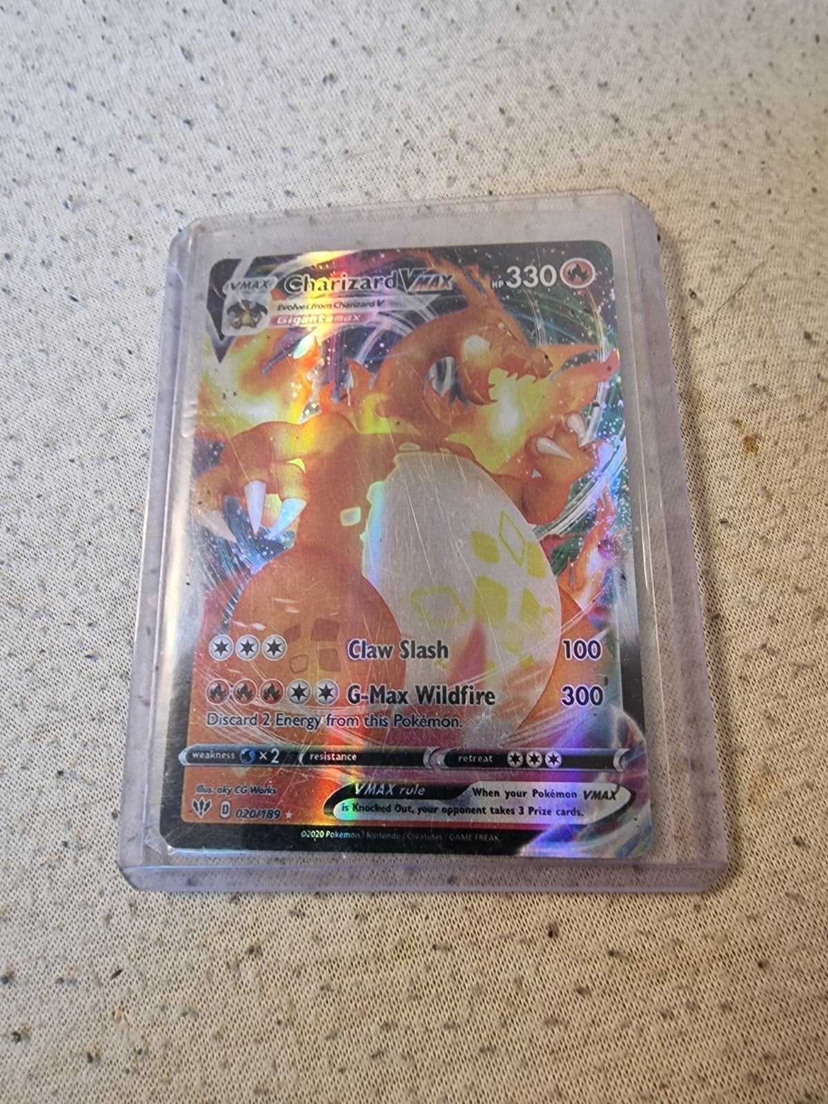 Charizard VMAX Pokémon kaart (Engels), Ophalen of Verzenden